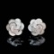 14k Gold 1.36 Ct Natural H Diamond Earrings