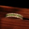 14k Gold 0.90 Ctw Natural Emerald & Diamond Ring