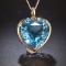 14k Gold 30.80 Ct Natural Topaz Pendant