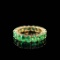 14k Gold 4.59 Ct Natural Emerald Ring