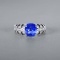 14k Gold 2.45 Ctw Natural Sapphire & Diamond Ring