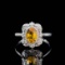14k Gold 1.15 Ctw Natural Sapphire & Diamond Ring