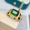 14k Gold 4.65 Ct Natural Tourmaline & Diamond & Men¡¯s Ring