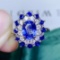 14k Gold 2.92 Ctw Natural Sapphire & Diamond Ring