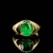 14k Gold 1.50 Ct Natural Emerald Ring
