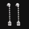14k Gold 0.20 Ct Natural H Diamond Earrings