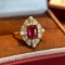 14k Gold 3.20 Ct Natural Tourmaline Ring