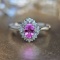 14k Gold 0.92 Ctw Natural Sapphire & Diamond Ring