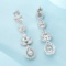 14k Gold 1.68 Ct Natural H Diamond Earrings