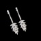 14k Gold 1 Ct Natural H Diamond Earrings