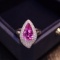 14k Gold 2.52 Ct Natural Sapphire & Diamond Ring
