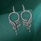 14k Gold 1.19 Ctw Natural H Diamond Earrings