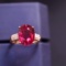 14k Gold 4.53 Ct Natural Tourmaline & Diamond Ring