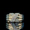 14k Gold 0.3 Ct Natural H Diamond Ring