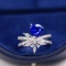 14k Gold 1.84 Ctw Natural Sapphire & Diamond Ring