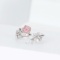 14k Gold 0.39 Ctw Natural Pink Diamond & Diamond Ring