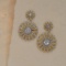 14k Gold 1.20 Ct Natural H Diamond Earrings