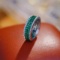 14k Gold 2.80 Ctw Vivid Green Natural Emerald & Diamond Ring