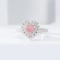 14k Gold 0.77 Ctw Natural Pink Diamond & Diamond Ring