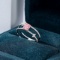 14k Gold 0.49 Ctw Natural Pink Diamond & Diamond Ring