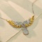 14k Gold 1.0 Ct Natural H Diamond Necklace