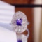 14k Gold 1.99 Ctw Natural Sapphire & Diamond Ring
