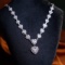 14k Gold 3.10 Ct Natural H Diamond Necklace