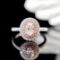 Gia Certified 14k Gold 0.95 Ctw Natural H Vs2 Oval Diamond Ring