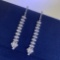 14k Gold 4.71 Ctw Natural H Diamond Earrings