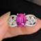14k Gold 2.9 Ctw Natural Sapphire & Diamond Ring