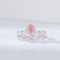14k Gold 0.98 Ctw Natural Pink Diamond & Diamond Ring