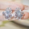 14k Gold 2 Ct Natural H Diamond Earrings