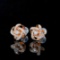 14k Gold 0.4 Ct Natural H Diamond Earrings