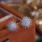 14k Gold 0.7 Ct Natural H Diamond Earrings