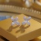 14k Gold 0.70 Ct Natural H Diamond Earrings