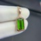 14k Gold 5.1 Ct Natural Tourmaline & Diamond Pendant
