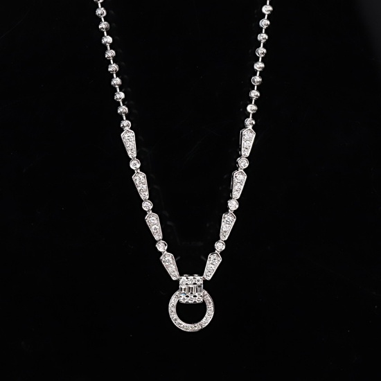 14k Gold 0.52 Ct Natural H Diamond Necklace