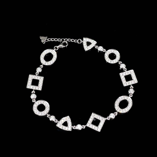 14k Gold 2.40 Ct Natural H Diamond Bracelet