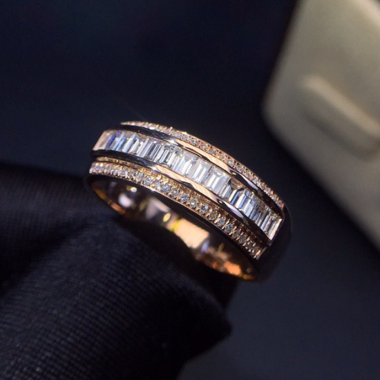 14k Gold 0.56 Ct Natural H Diamond Ring