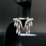 14k Gold 0.45 Ct Natural H Diamond Ring