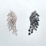 14k Gold 1.20 Ct Natural Color Diamond Earrings