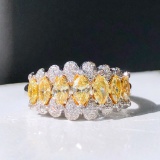 14k Gold 1.07 Ctw Natural H Diamond Ring