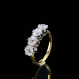 14k Gold 2.00 Ct Natural H Diamond Ring
