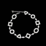 14k Gold 2.40 Ct Natural H Diamond Bracelet