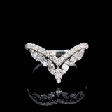 14k Gold 0.40 Ct Natural H Diamond Ring