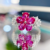 14k Gold 2.00 Ct Natural Ruby & Diamond Ring
