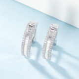 14k Gold 0.64 Ct Natural H Diamond Earrings