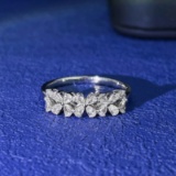 14k Gold 0.48 Ct Natural H Diamond Ring