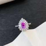 14k Gold 1.84 Ctw Natural Sapphire & Diamond Ring/pendant