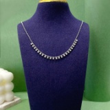 14k Gold 1 Ct Natural H Diamond Necklace